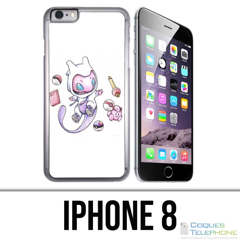 Coque iPhone 8 - Pokémon Bébé Mew
