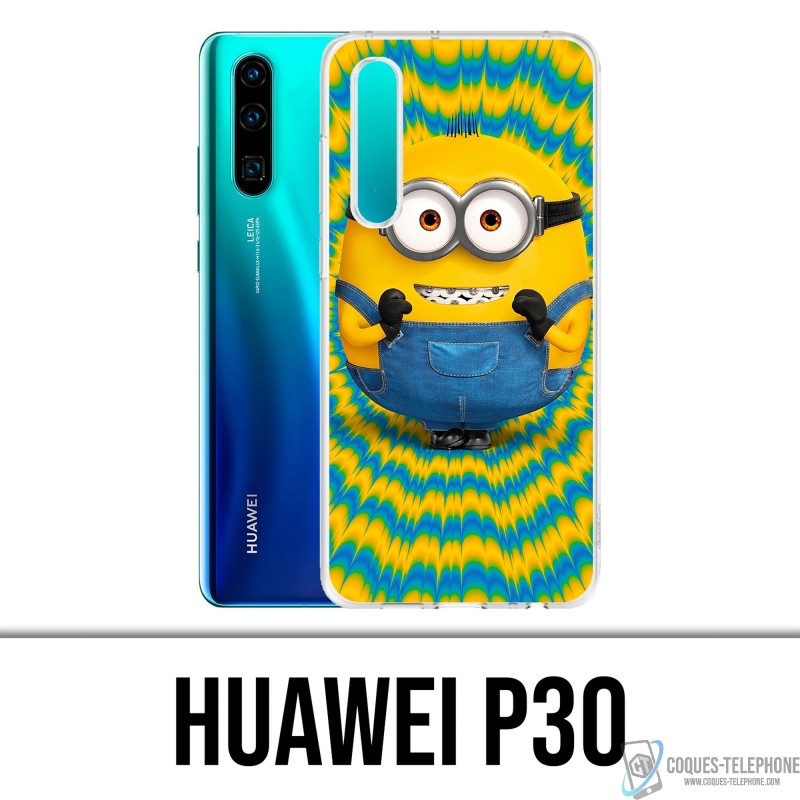 Huawei P30 Case - Minion aufgeregt