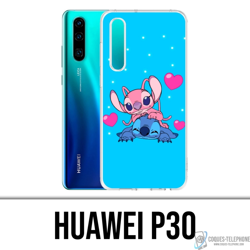 Funda Huawei P30 - Stitch Angel Love