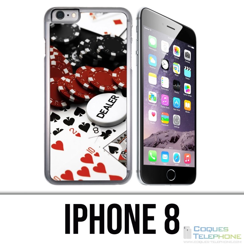 Coque iPhone 8 - Poker Dealer