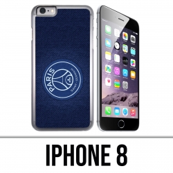 Custodia per iPhone 8 - Sfondo blu minimalista PSG