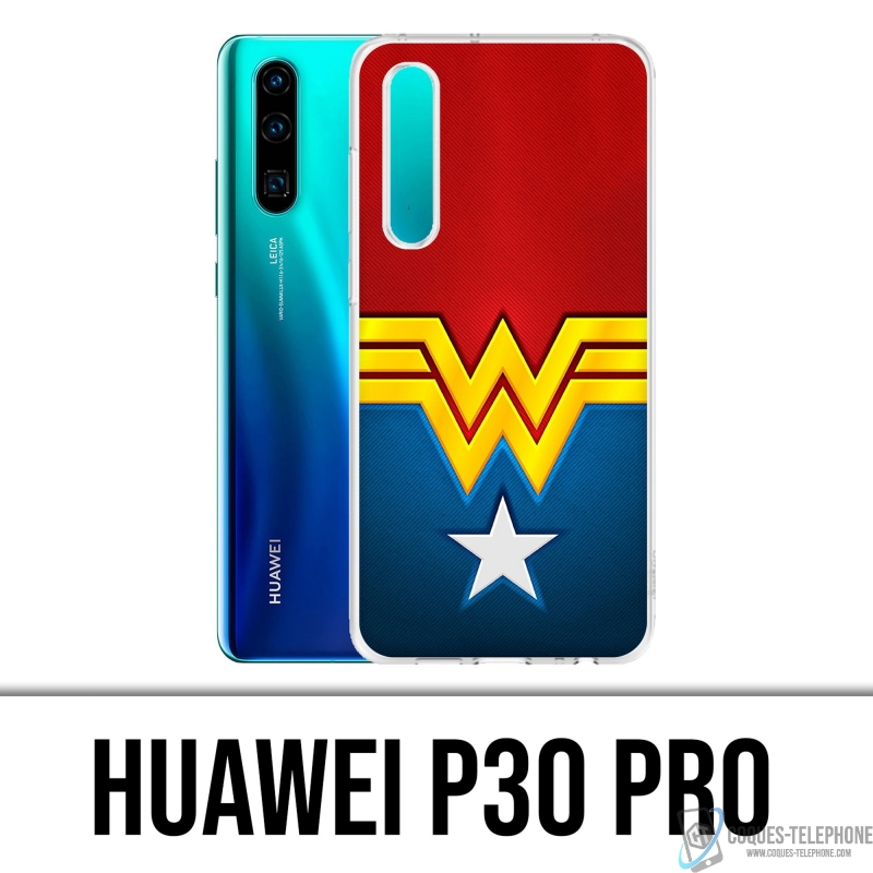 Custodia per Huawei P30 Pro - Logo Wonder Woman