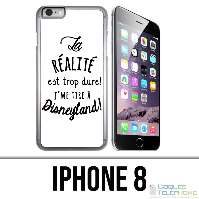 Custodia per iPhone 8 - La realtà è troppo dura per me a Disneyland
