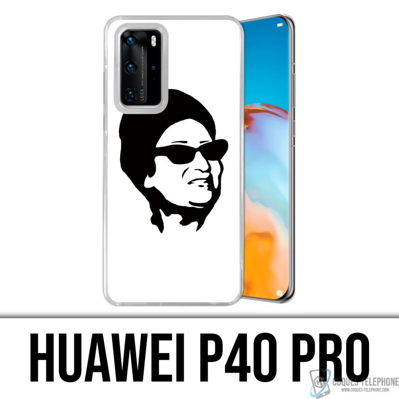 Coque Huawei P40 Pro - Oum Kalthoum Noir Blanc