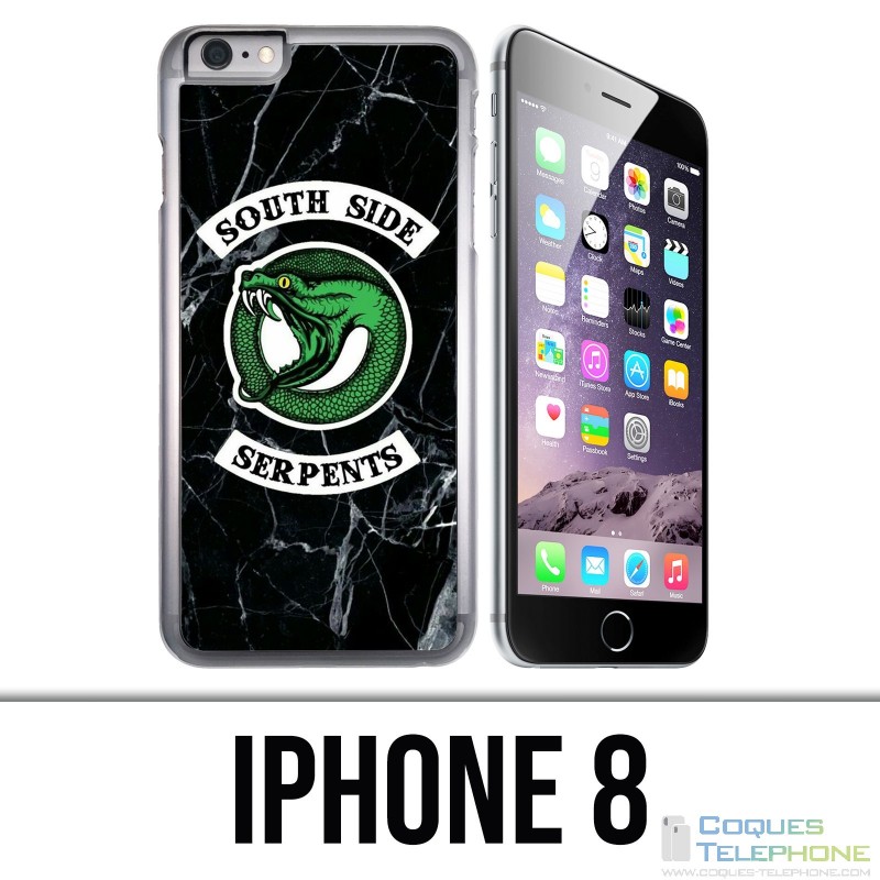 Carcasa para iPhone 8 - Mármol de serpiente Riverdale South Side