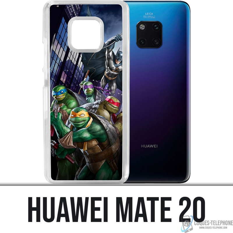 Funda para Huawei Mate 20 - Batman Vs Teenage Mutant Ninja Turtles