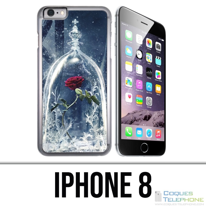 Funda iPhone 8 - Rose Belle y la bestia