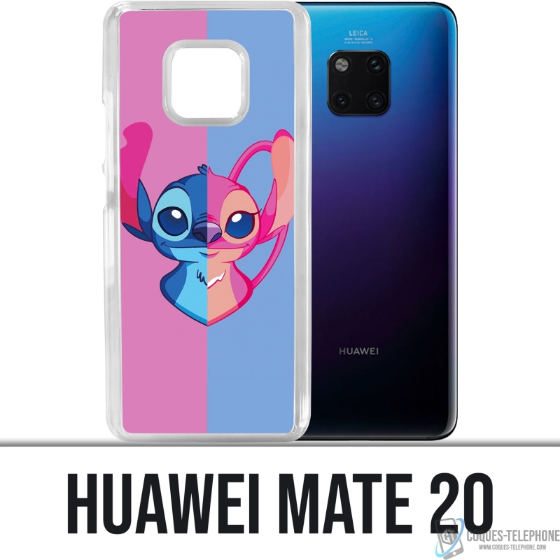 Carcasa Huawei Mate 20 - Stitch Angel Heart Split