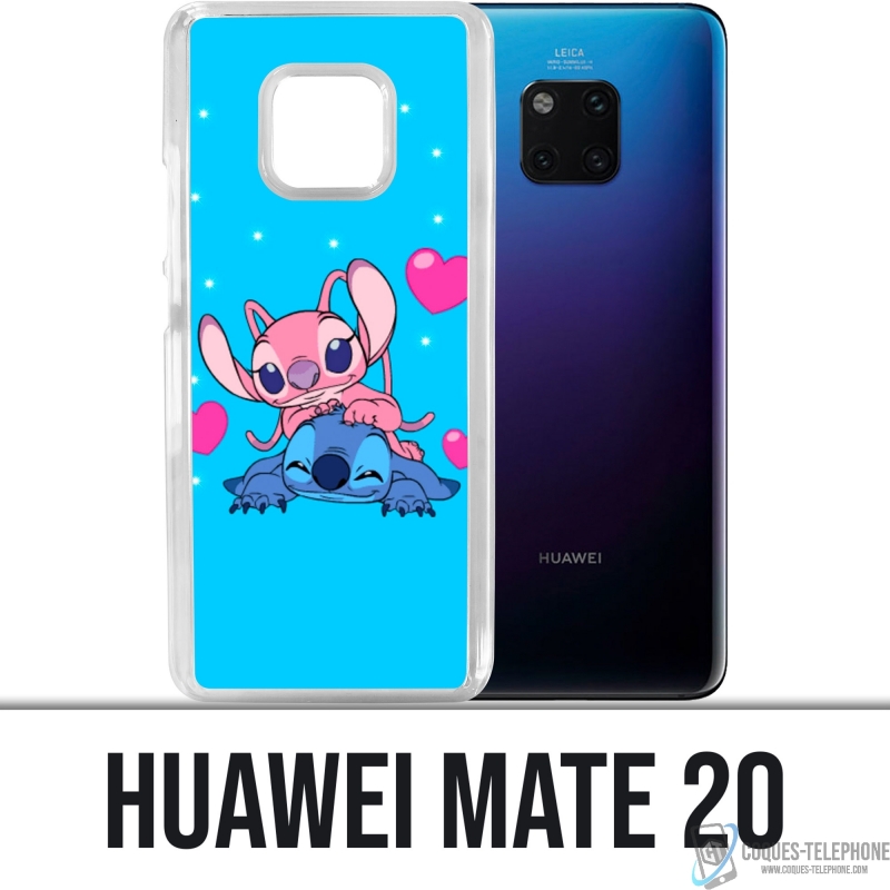 Custodia per Huawei Mate 20 - Stitch Angel Love