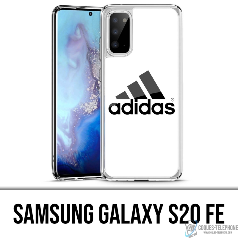 Custodia per Samsung Galaxy S20 FE - Logo Adidas bianca