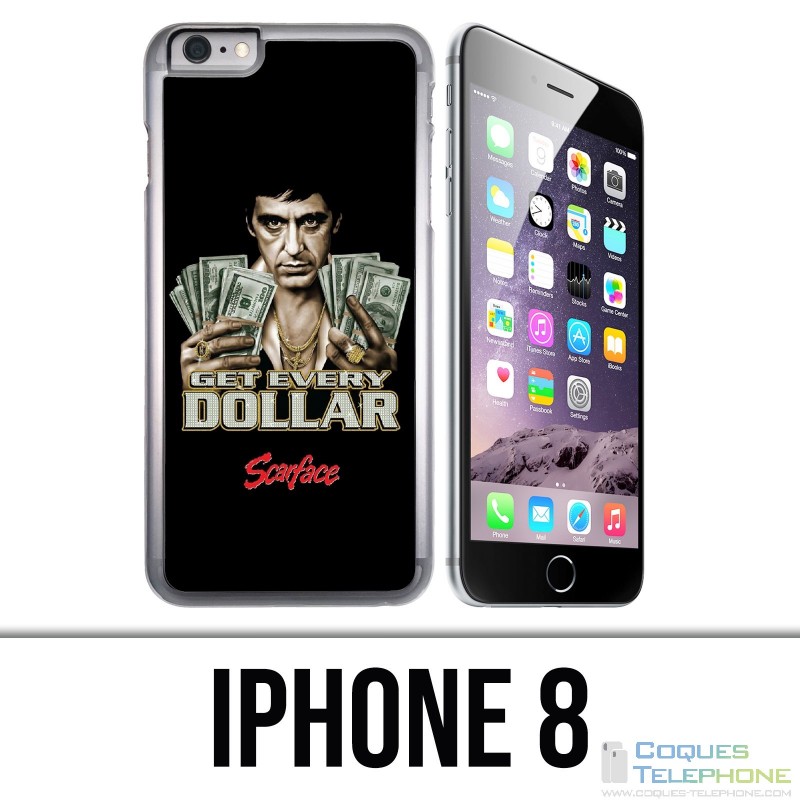 Custodia per iPhone 8 - Scarface Ottieni dollari