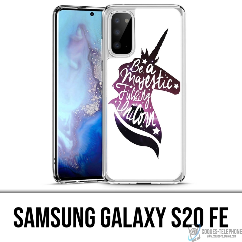 Coque Samsung Galaxy S20 FE - Be A Majestic Unicorn