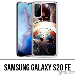 Coque Samsung Galaxy S20 FE - Captain America Grunge Avengers