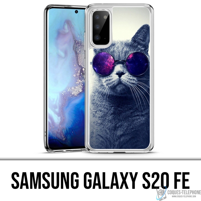 Samsung Galaxy S20 FE Case - Cat Galaxy Brille