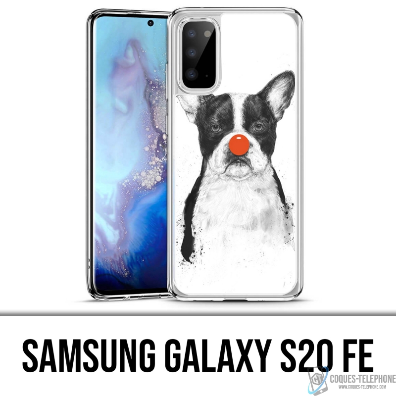 Funda Samsung Galaxy S20 FE - Perro Bulldog Payaso