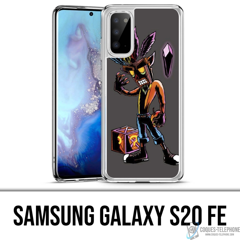 Custodia per Samsung Galaxy S20 FE - Maschera Crash Bandicoot