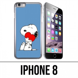IPhone 8 Fall - Snoopy Herz
