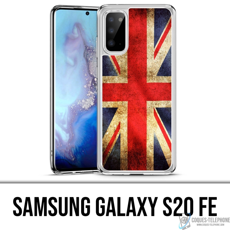 Coque Samsung Galaxy S20 FE - Drapeau Uk Vintage