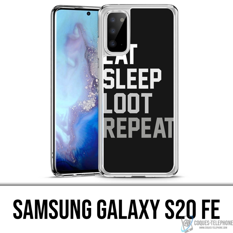 Coque Samsung Galaxy S20 FE - Eat Sleep Loot Repeat