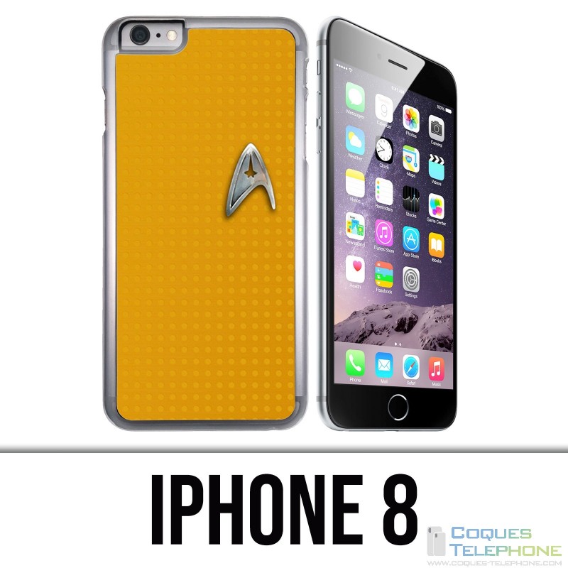 Coque iPhone 8 - Star Trek Jaune