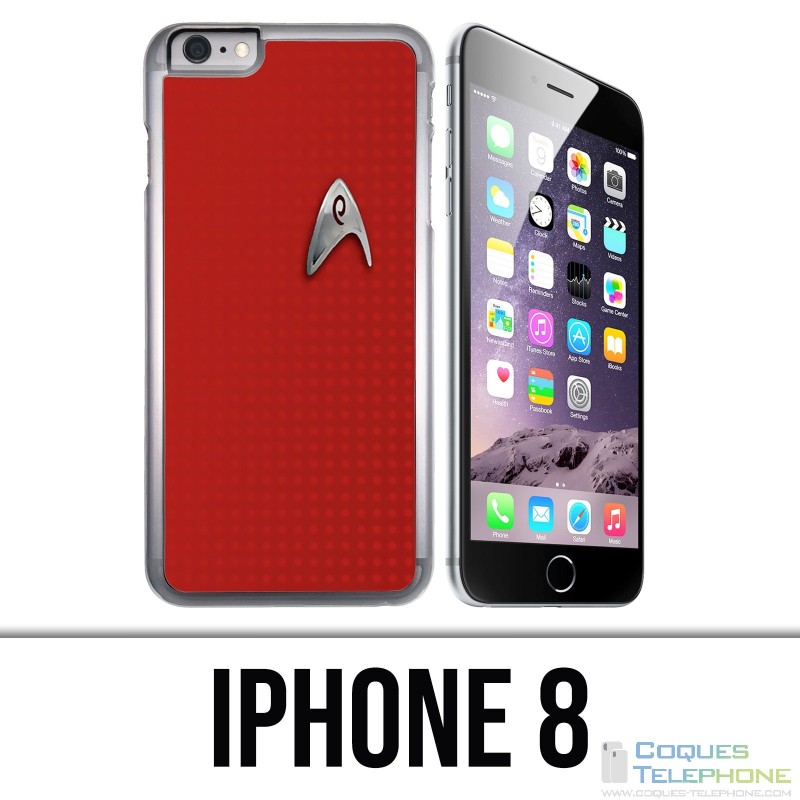 Coque iPhone 8 - Star Trek Rouge