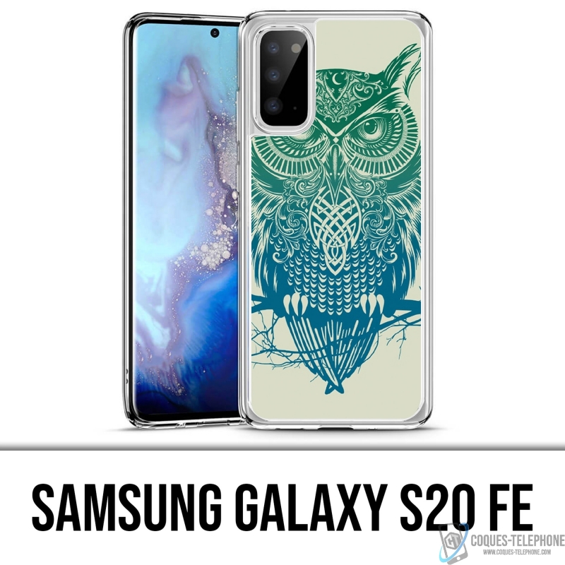 Coque Samsung Galaxy S20 FE - Hibou Abstrait