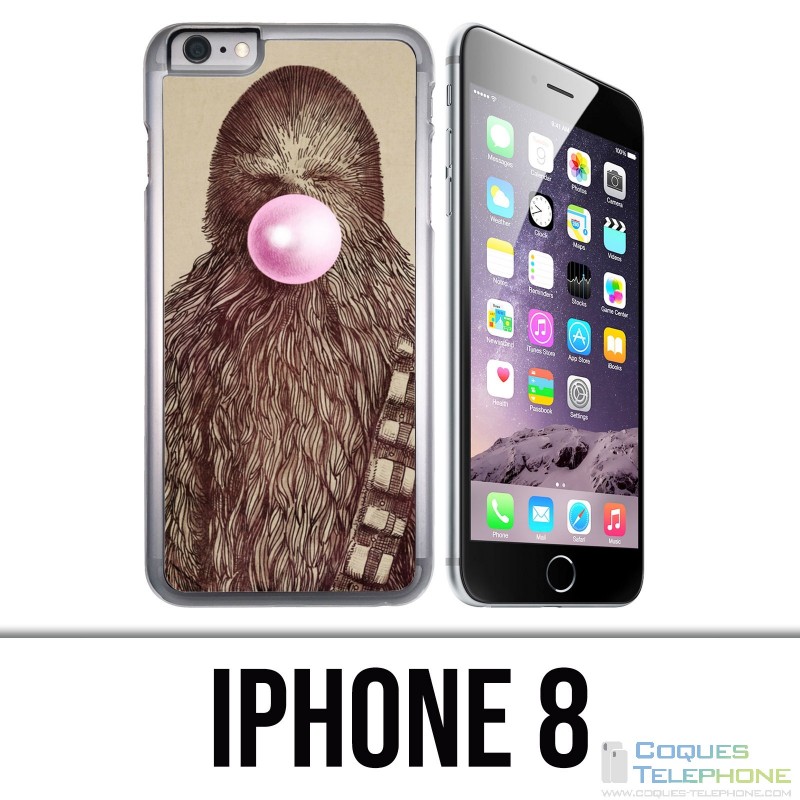 Coque iPhone 8 - Star Wars Chewbacca Chewing Gum