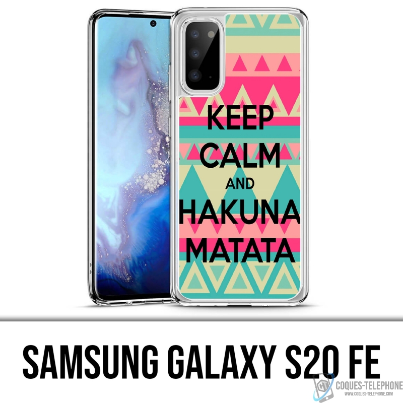 Coque Samsung Galaxy S20 FE - Keep Calm Hakuna Mattata