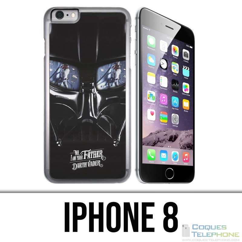 Coque iPhone 8 - Star Wars Dark Vador Moustache