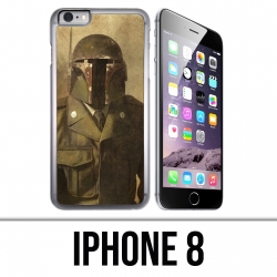 Coque iPhone 8 - Star Wars Vintage Boba Fett