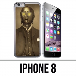 Coque iPhone 8 - Star Wars Vintage C3Po