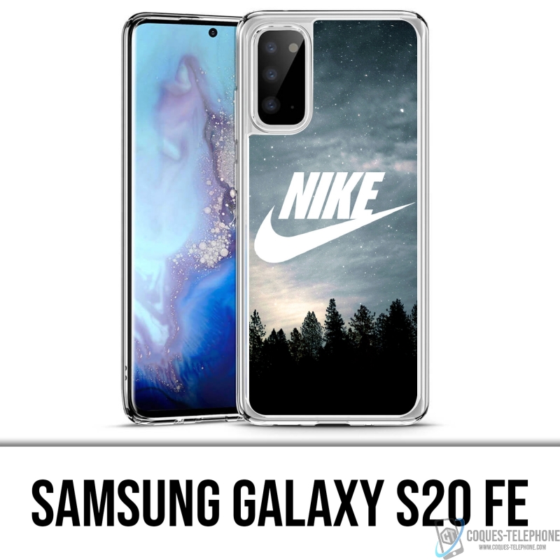 Custodia per Samsung Galaxy S20 FE - Logo Nike in legno