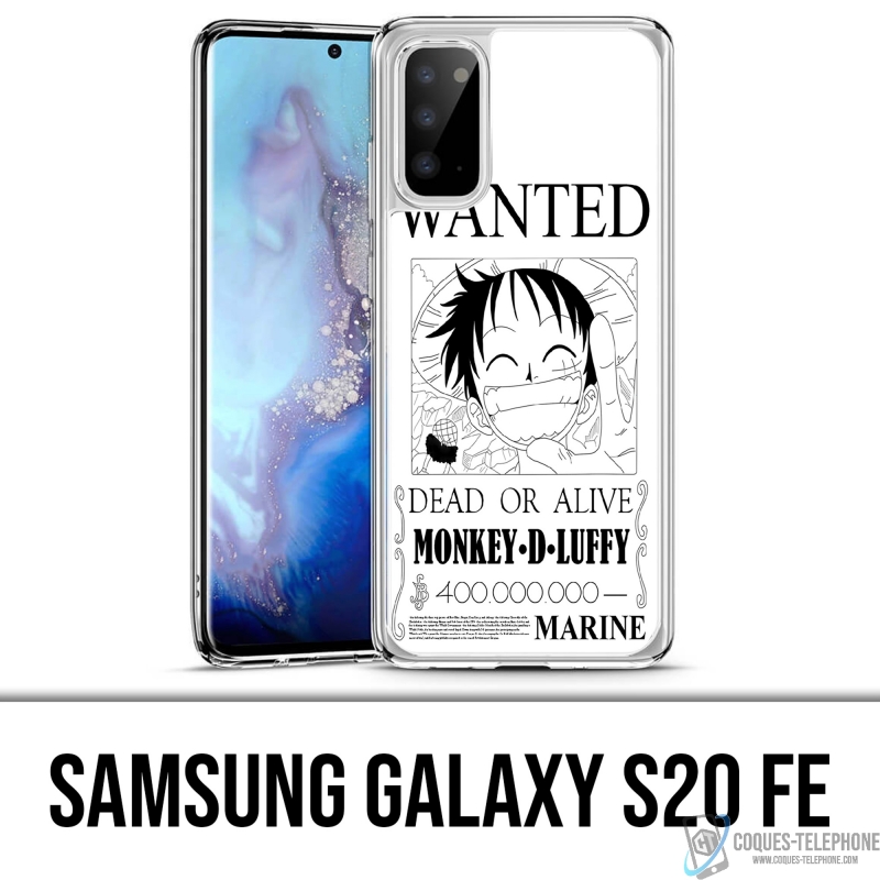 Coque Samsung Galaxy S20 FE - One Piece Wanted Luffy