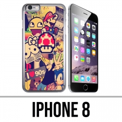 Coque iPhone 8 - Stickers Vintage 90S