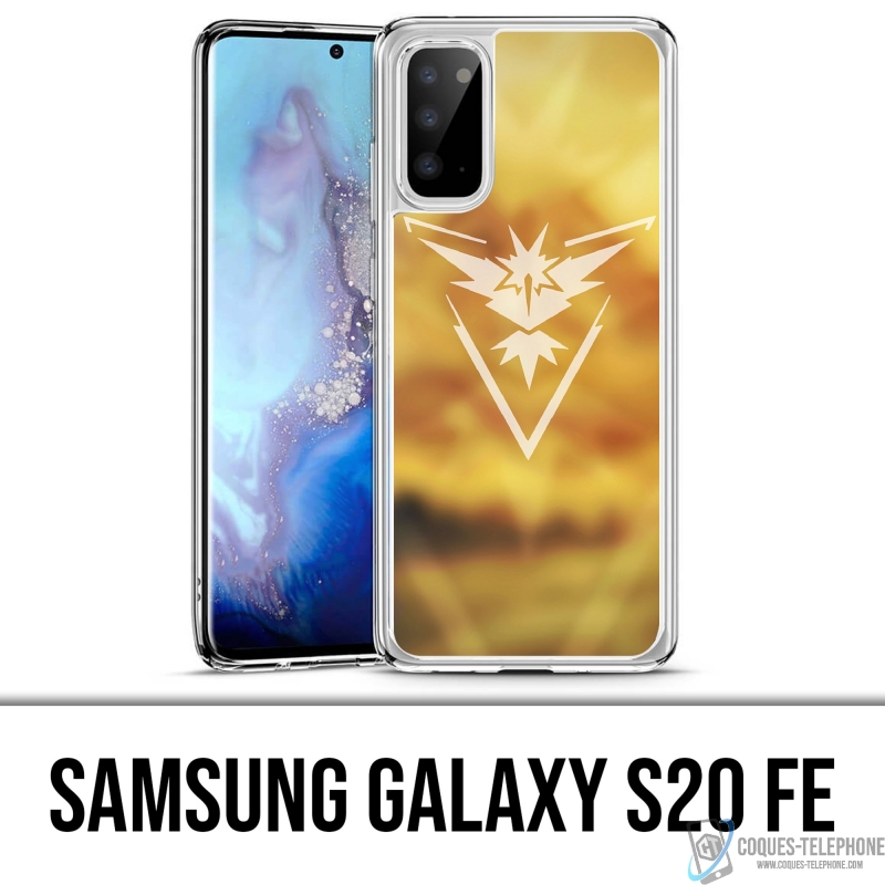 Coque Samsung Galaxy S20 FE - Pokémon Go Team Jaune Grunge