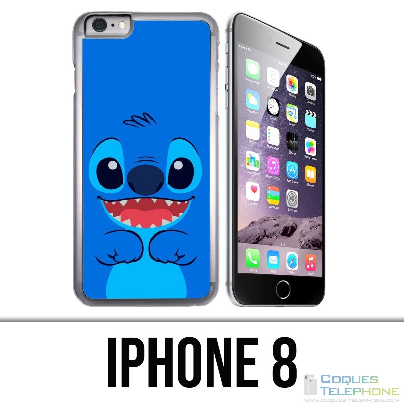 Coque iPhone 8 - Stitch Bleu