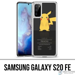 Coque Samsung Galaxy S20 FE - Pokémon Pikachu Id Card