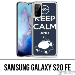 Funda Samsung Galaxy S20 FE - Pokémon Snorlax Keep Calm