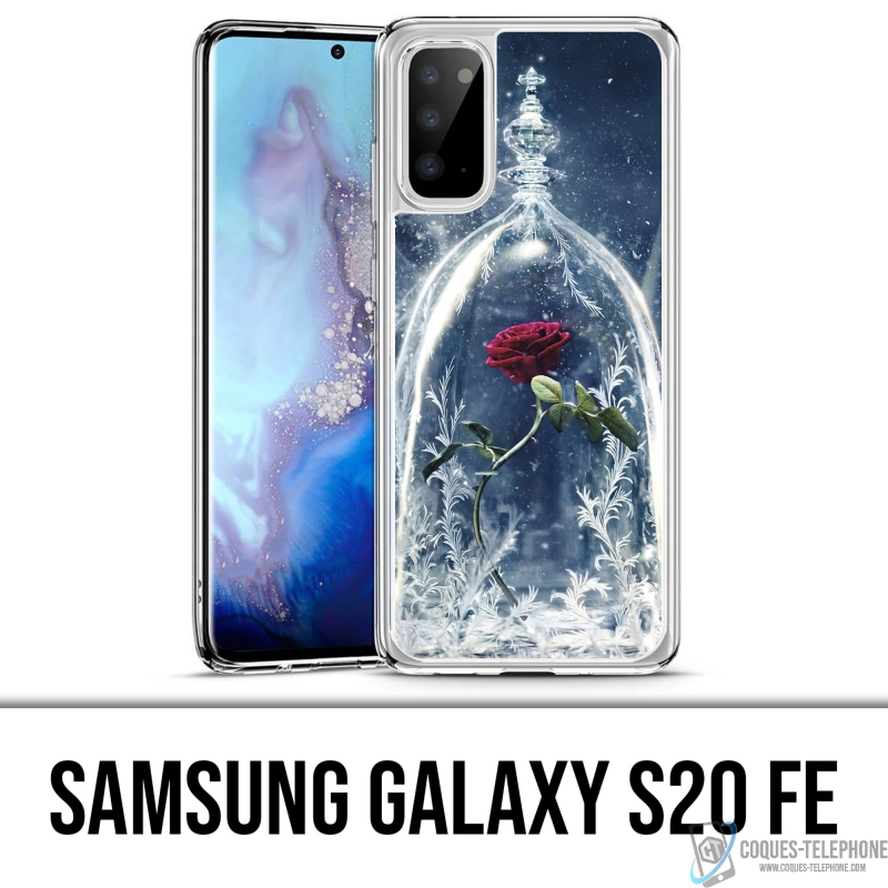 Custodia per Samsung Galaxy S20 FE - La bella e la bestia rosa