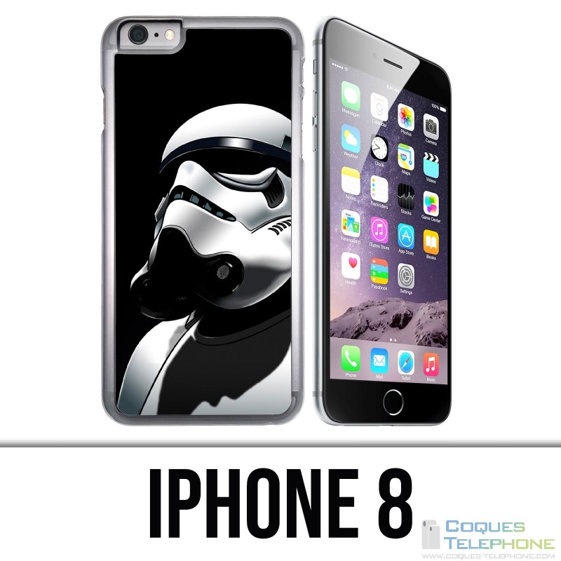 Coque iPhone 8 - Stormtrooper Ciel