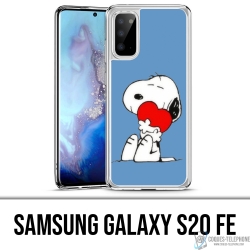 Coque Samsung Galaxy S20 FE - Snoopy Coeur