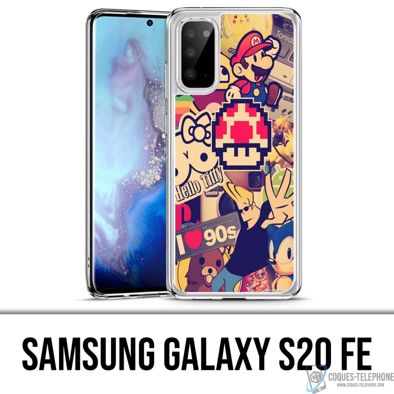 Coque Samsung Galaxy S20 FE - Stickers Vintage 90S