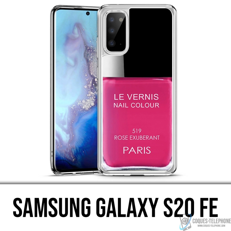 Coque Samsung Galaxy S20 FE - Vernis Paris Rose