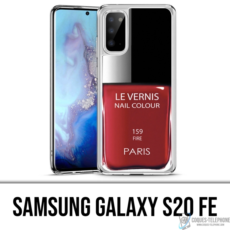 Custodia per Samsung Galaxy S20 FE - Vernice rossa Parigi