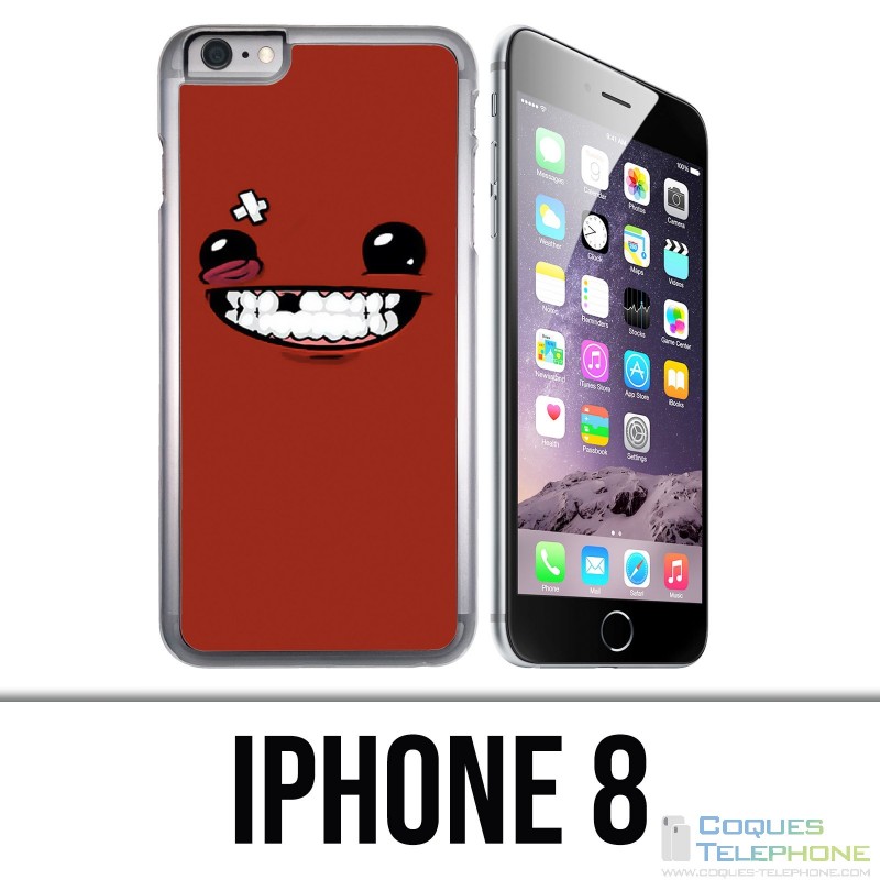 Funda iPhone 8 - Super Meat Boy