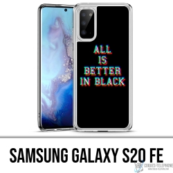 Funda Samsung Galaxy S20 FE - Todo es mejor en negro