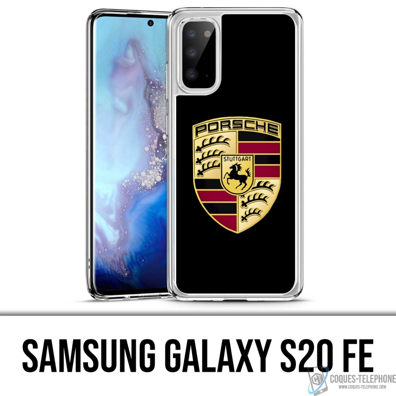Samsung Galaxy S20 FE Case - Porsche Logo Schwarz