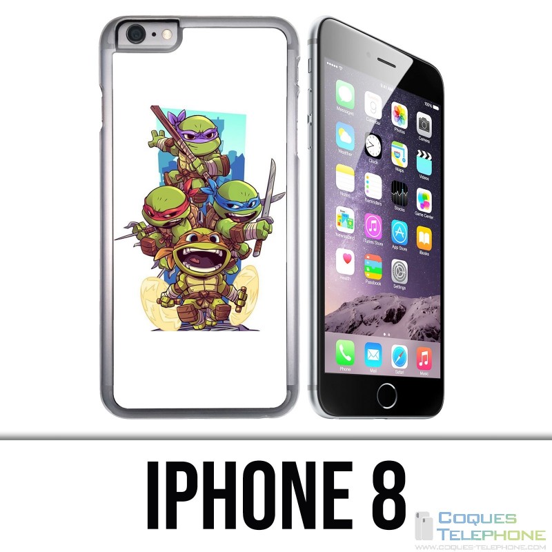 Custodia per iPhone 8 - Cartoon Ninja Turtles