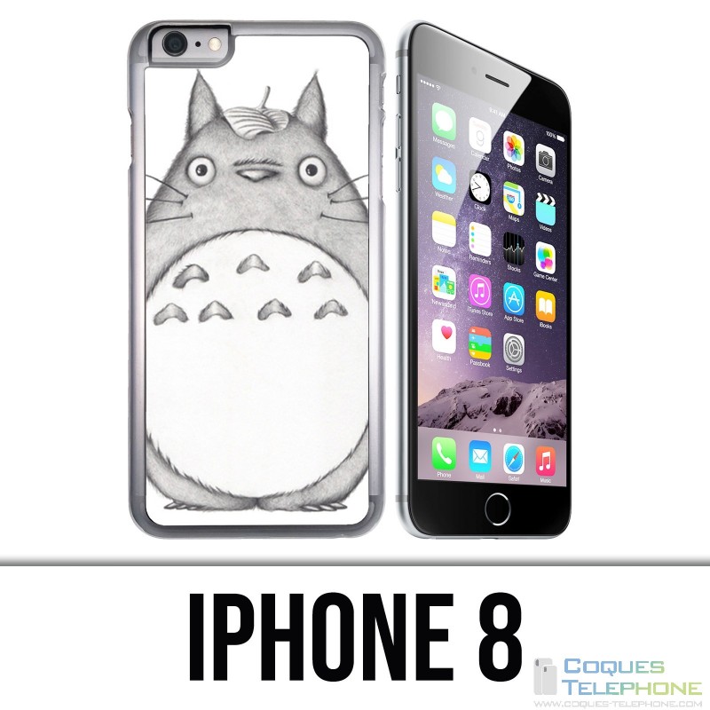 Coque iPhone 8 - Totoro Parapluie