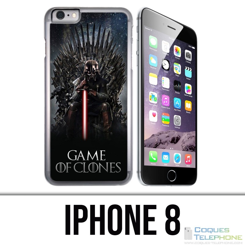 Coque iPhone 8 - Vador Game Of Clones